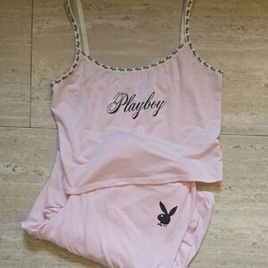 PLAYBOY Rare Pink Pajama/Lounge Set